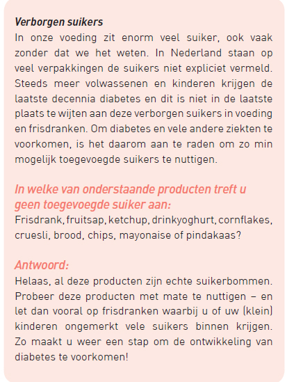 Verborgen suikers